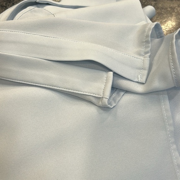 💎Zara Light Blue Rhinestone Detail  Shirt Med - Picture 11 of 13